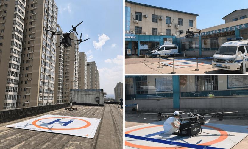 西北首条"城市无人机空中医药配送航线"首飞成功
